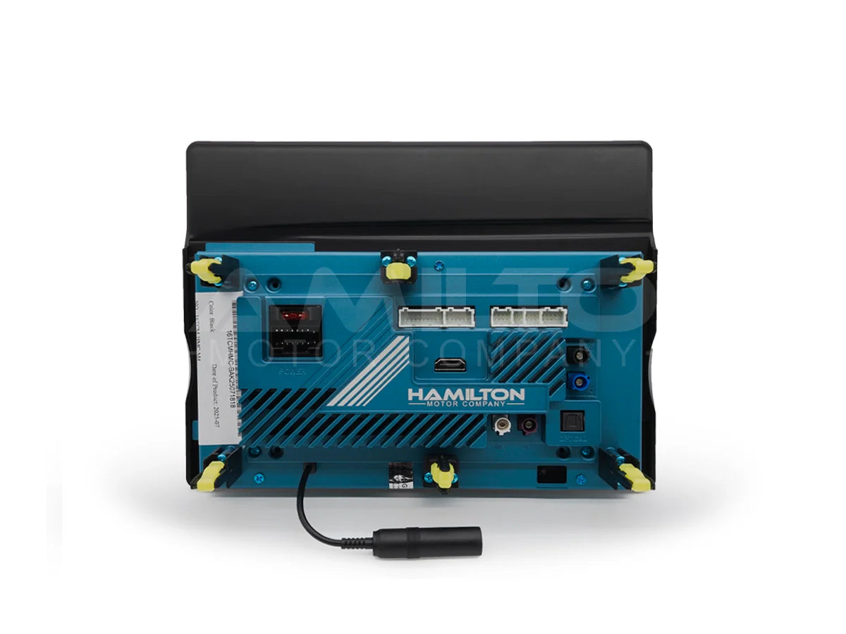 picture of back of the CarPlay radio in a Toyota Tacoma