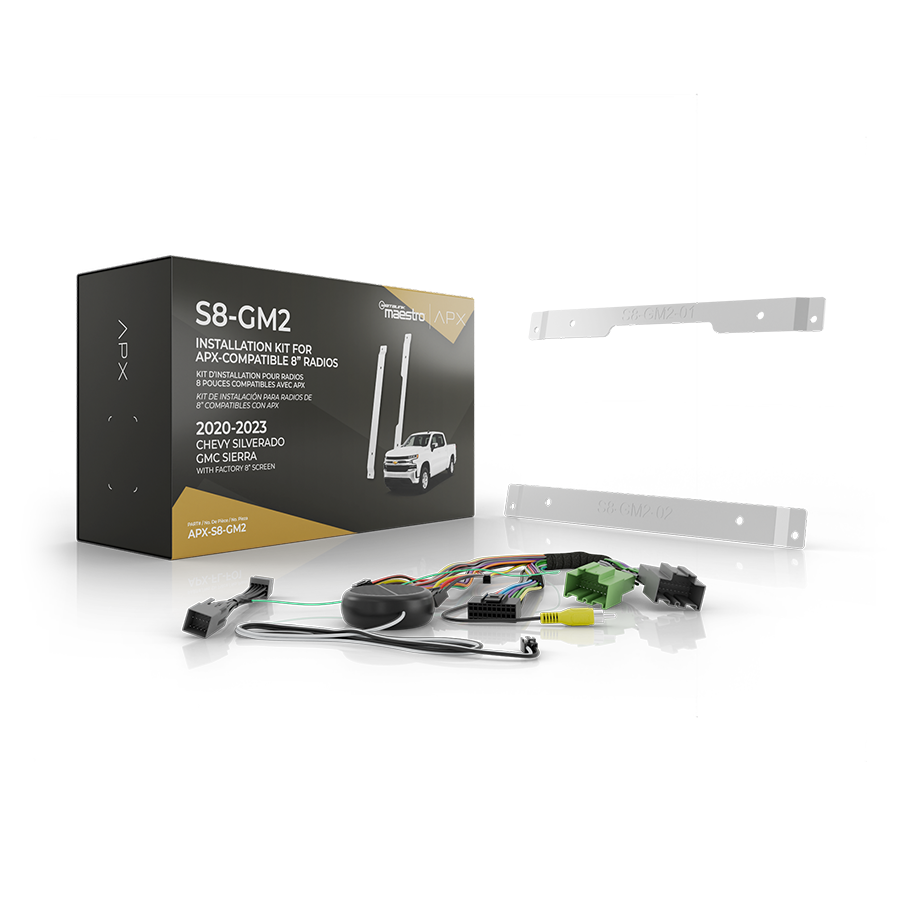 apx s8 gm2 radio installation kit