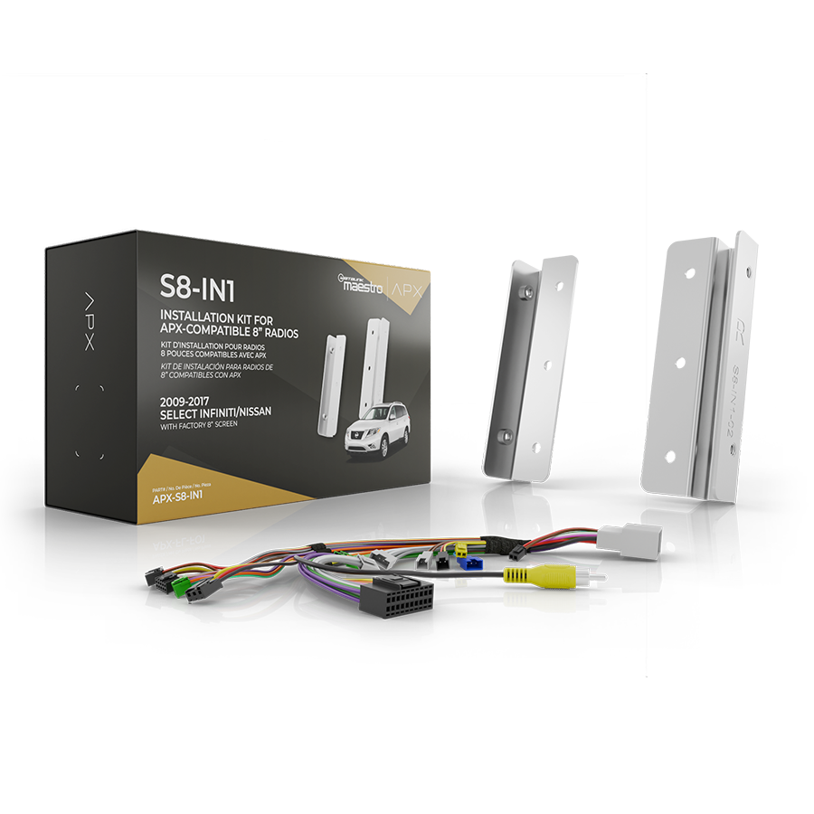 apx s8 in1 radio installation kit