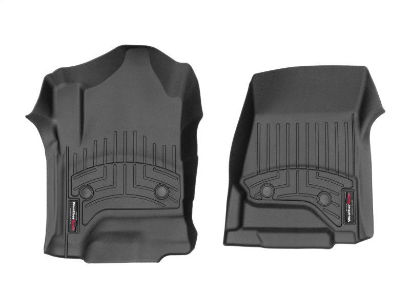 WeatherTech 449651V 2014+ Chevrolet Silverado 1500 Vinyl Front FloorLiner - Black (Fits Double / Crew Cab)