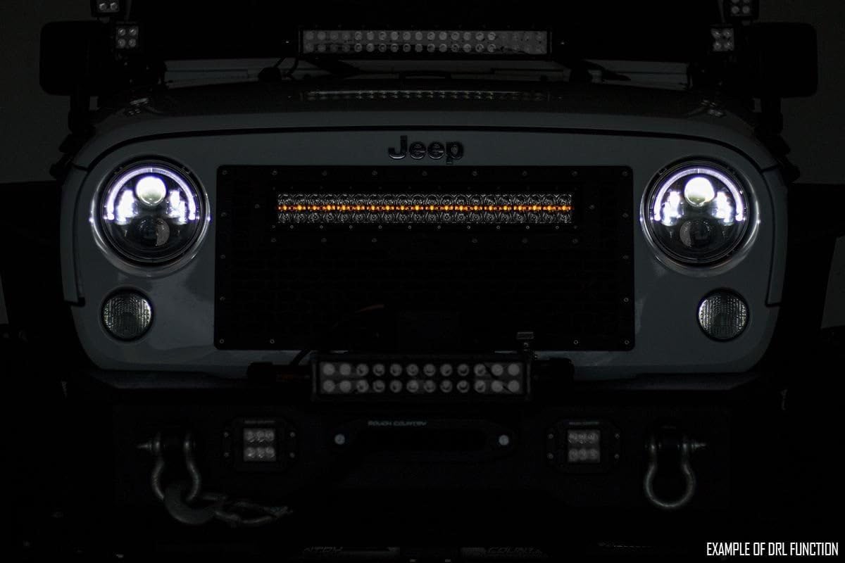 black series led lightbar jeep audio jam