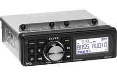 Boss Audio Elite marine stereo system on a white background