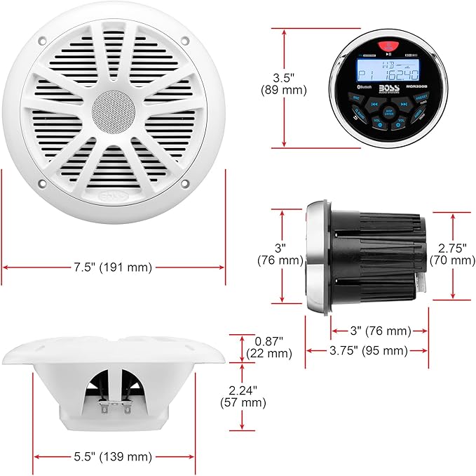 boss ckgb350w6 marine audio delaware