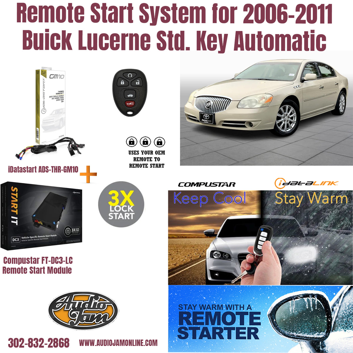 Buick Lucerne remote start 2006-2011