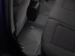 WeatherTech W100 09+ Mercedes-Benz GLK-Class (X204) Rear Rubber Mats - Black