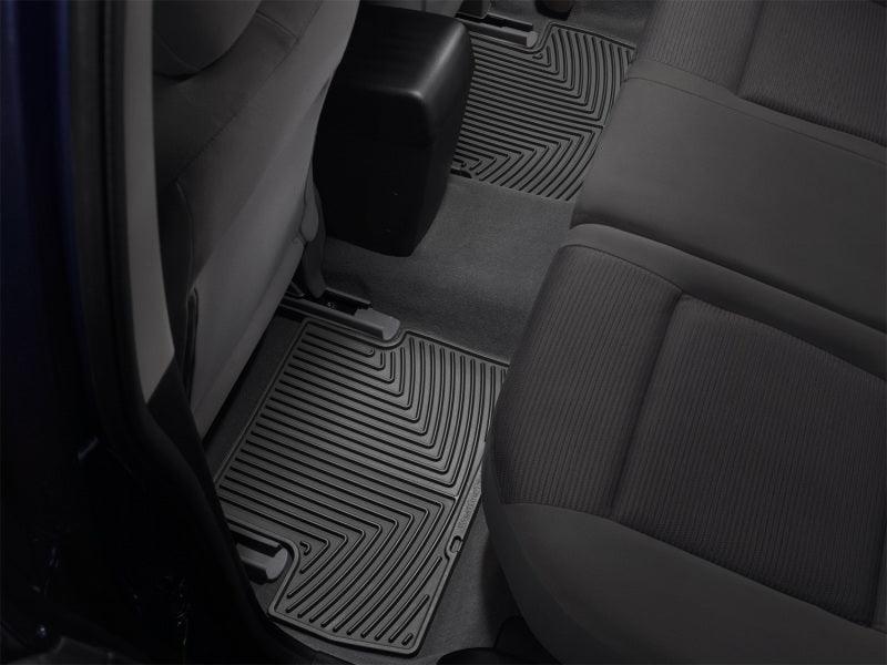 WeatherTech W217 08-13 Nissan Rogue Rear Rubber Mats - Black