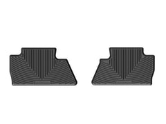 WeatherTech W311 14+ Chevrolet Silverado Rear Rubber Mats - Black
