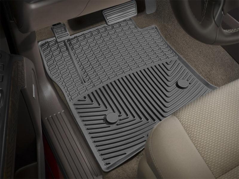 WeatherTech W408 2017+ Ford F-250/F-350/F-450/F550 (Crew Cab & SuperCab) Front Rubber Mats - Black