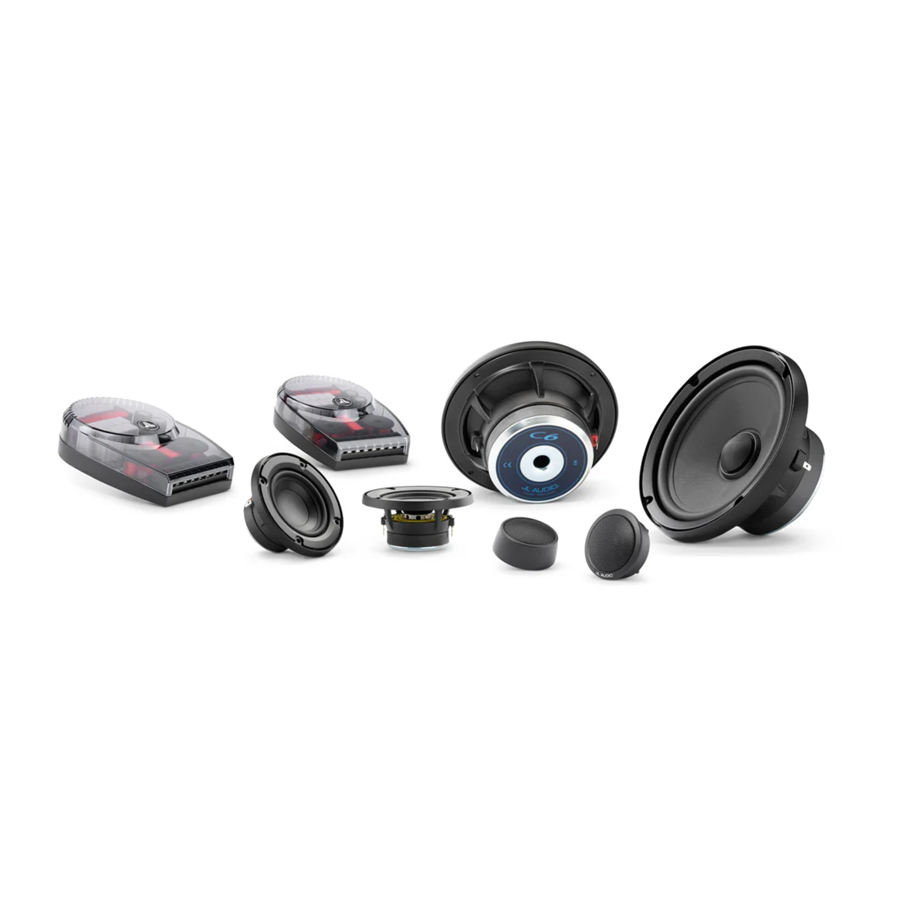 c6 653 three way component car speakers