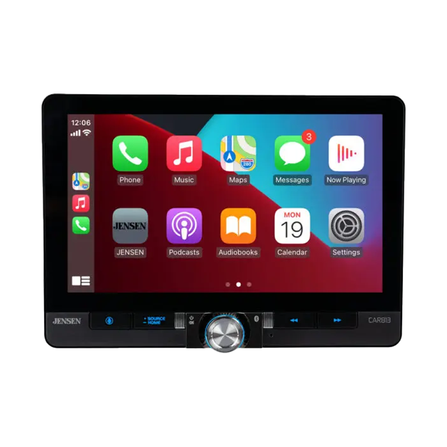 Jensen CAR813 8-Inch Wireless Apple CarPlay & Android Auto Radio