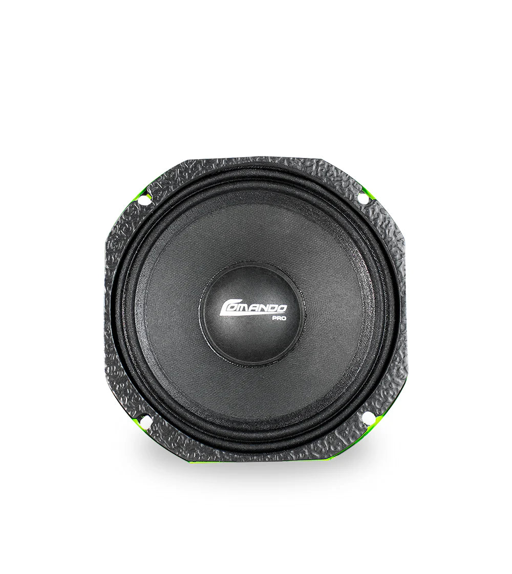 Speaker with a brand logo on a white background
