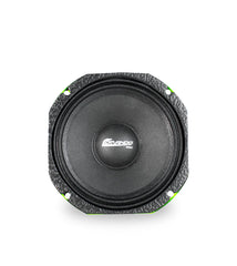 Speaker with a brand logo on a white background