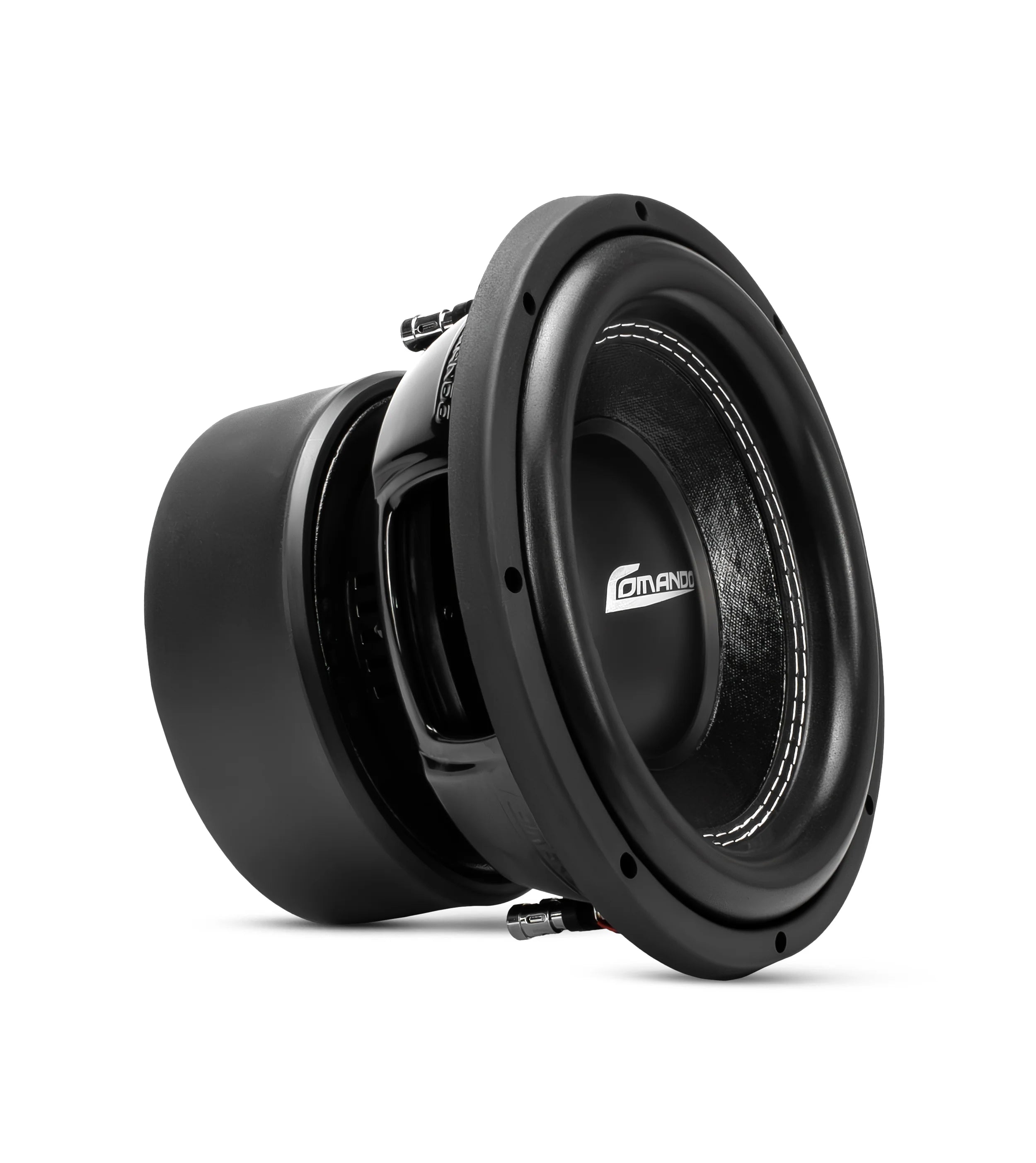 Car subwoofer with brand logo on a white background