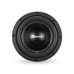 Car Audio subwoofer with 'comando' branding on a white background