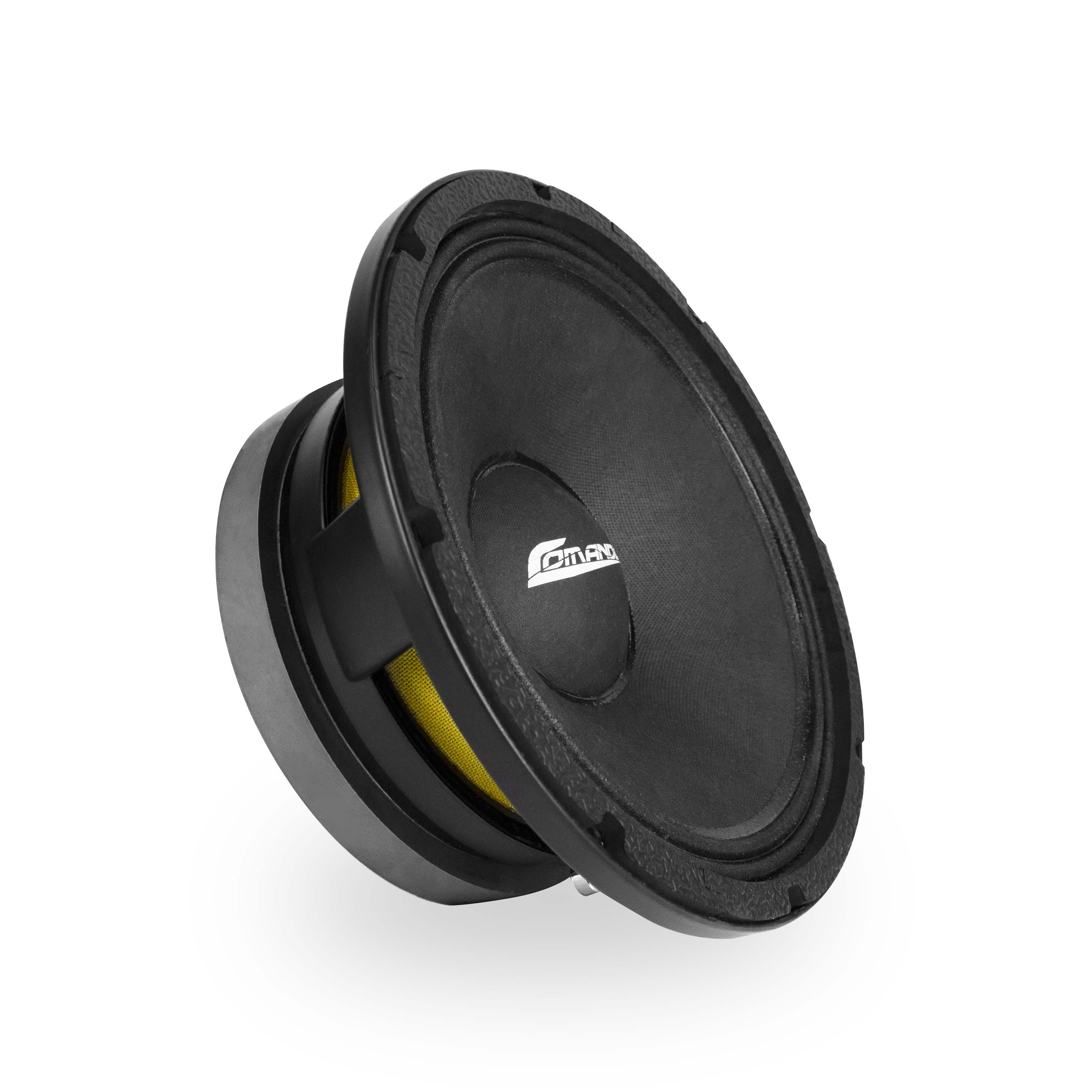 Speaker driver with visible brand logo on a white background