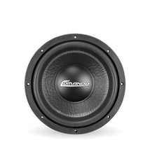 Car subwoofer with ' Comando ' logo on a white background