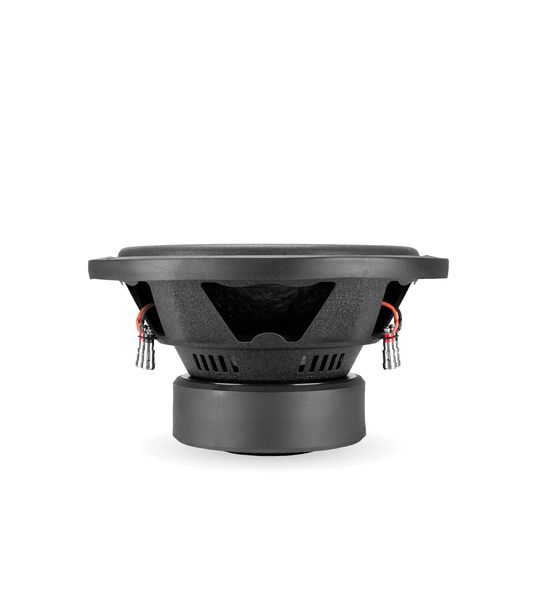 Car subwoofer on a white background