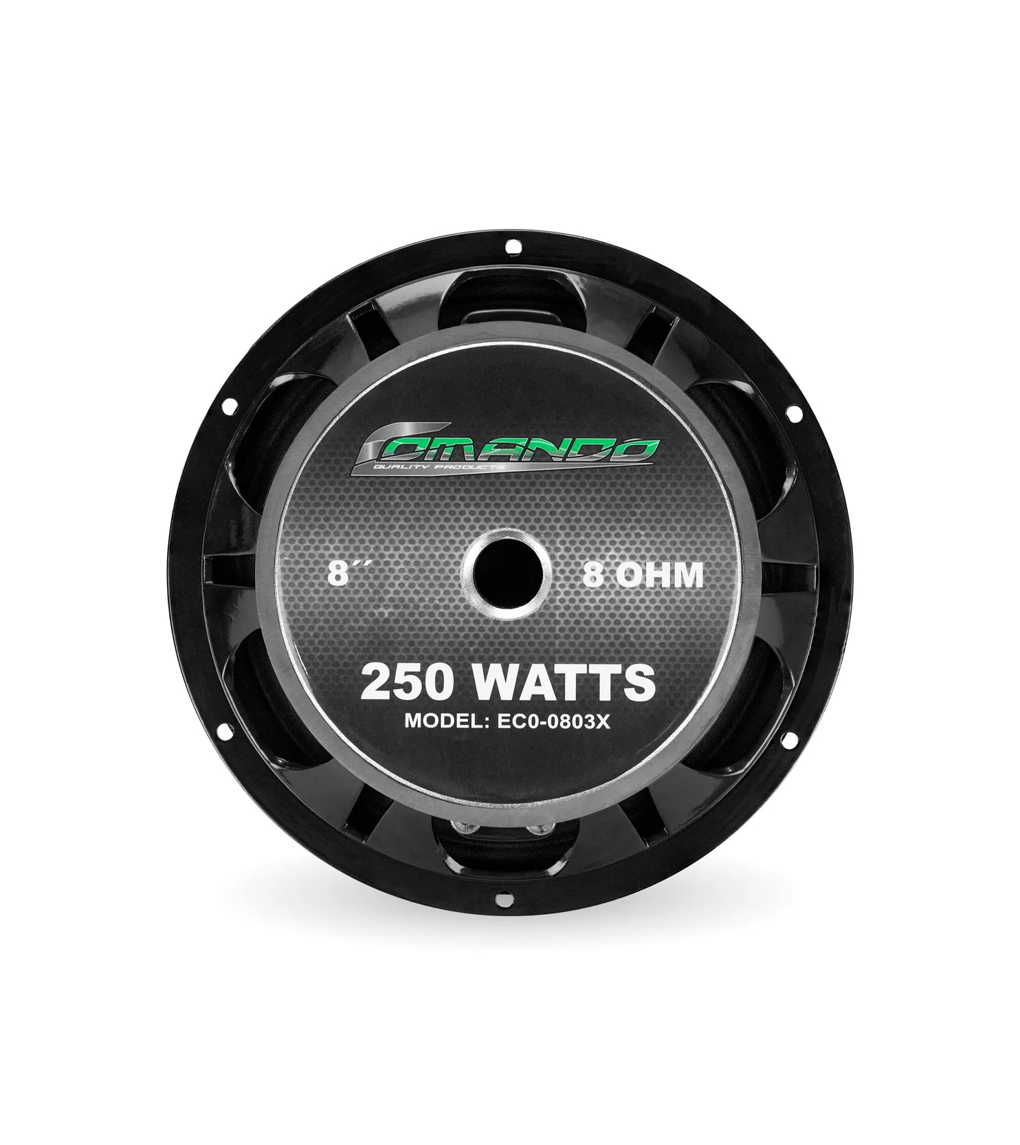 Pro Audio Speaker with 'Comando' branding on a white background