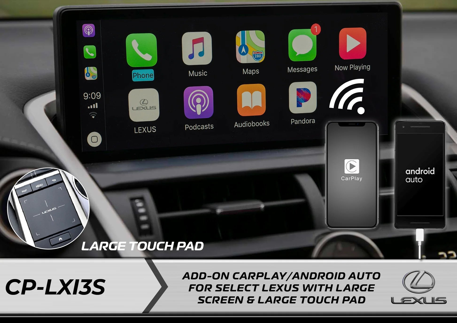cp lxi3s wireless carplay lexus