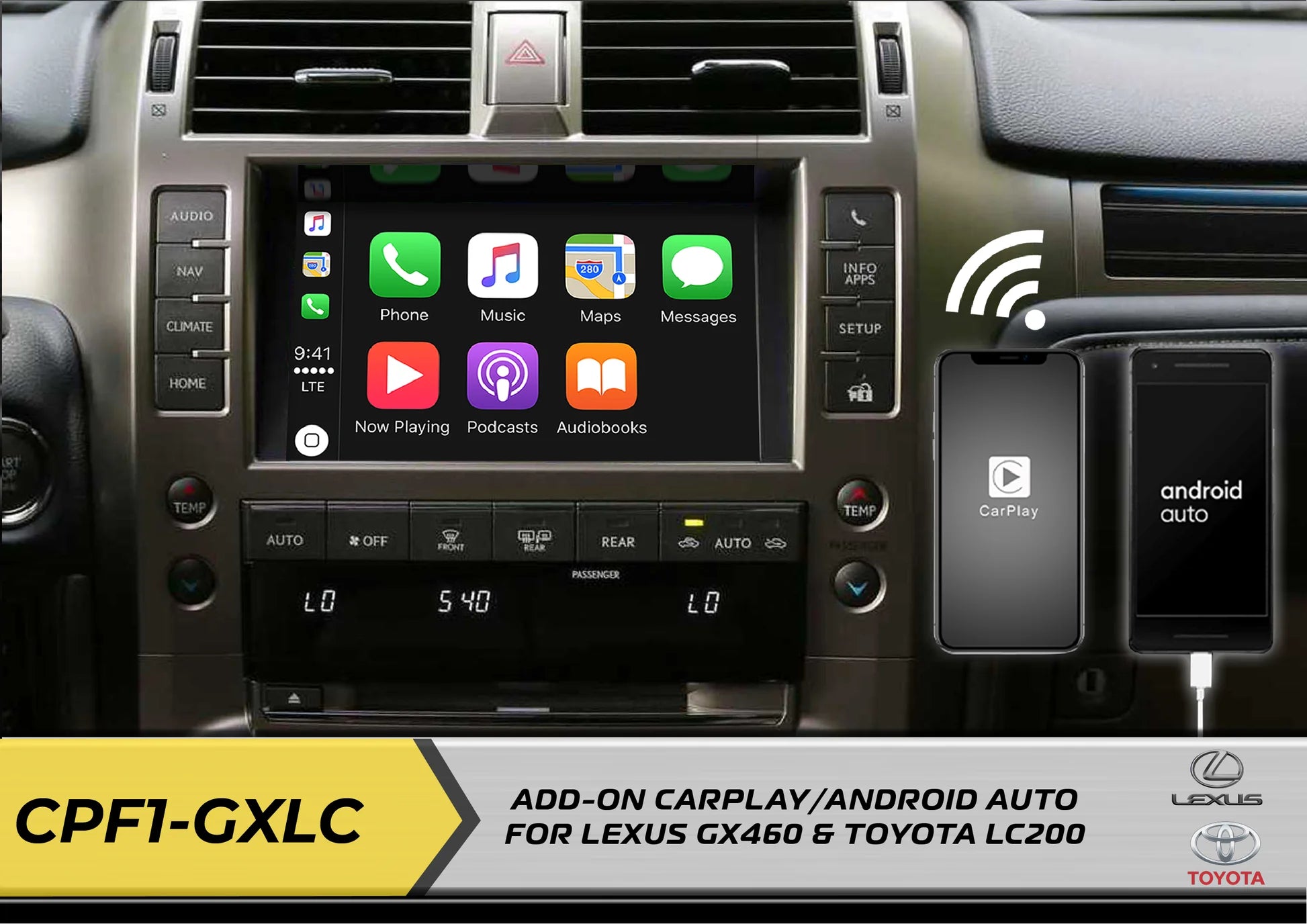cpf1 gxlc wireless carplay gx460 lc200