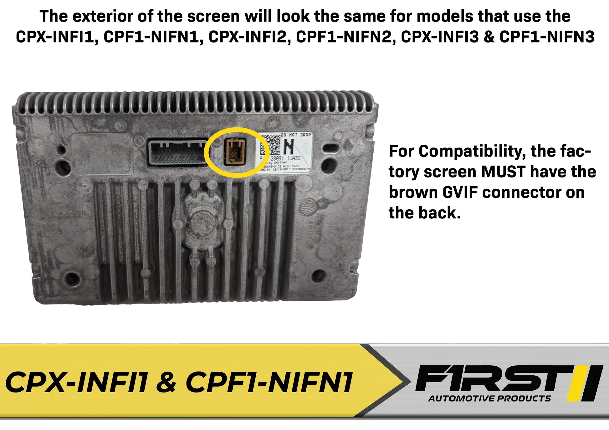 cpf1 nifn1 wireless carplay infiniti near me