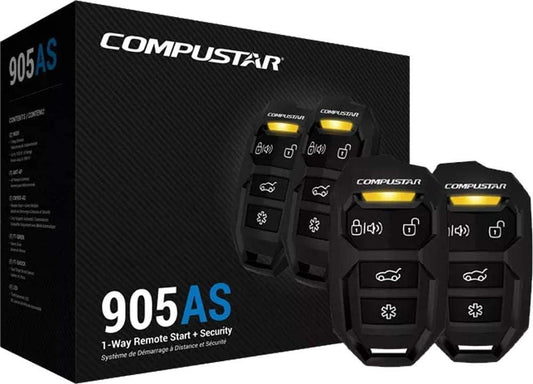 Compustar CS905-AS Remote Start and Car Security Combo 1-Way 1500-FT Range + Idatalink Blade-AL Integration Transponder
