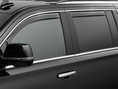 WeatherTech 84750 2015+ Chevrolet Suburban Front and Rear Side Window Deflectors - Dark Smoke