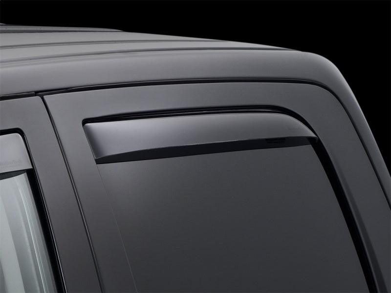WeatherTech 81503 09+ Dodge Ram 1500 Rear Side Window Deflectors - Dark Smoke
