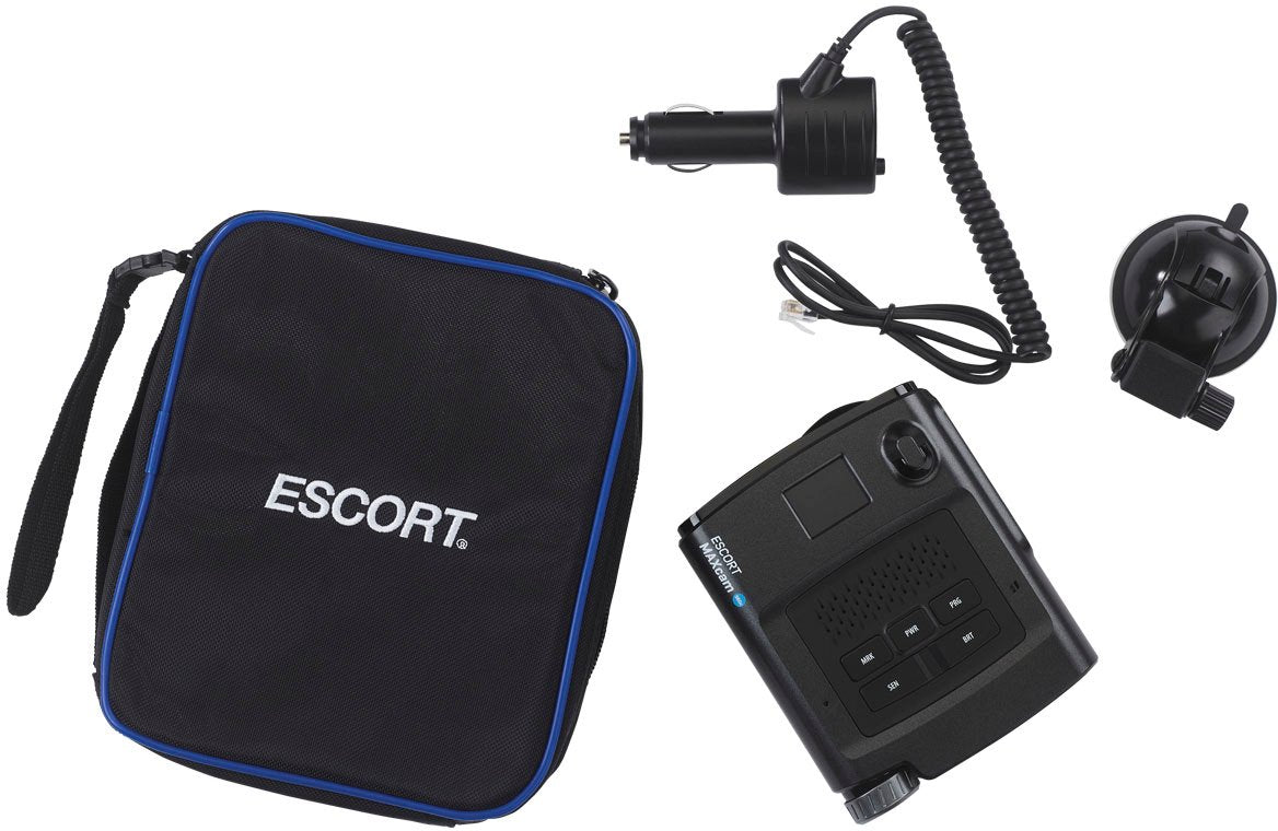 escort maxcam 360c radar detector dash cam wifi gps 1440p audio jam