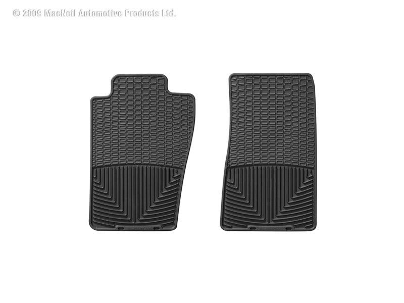 WeatherTech W11 82-93 Chevrolet S10 Pickup Front Rubber Mats - Black