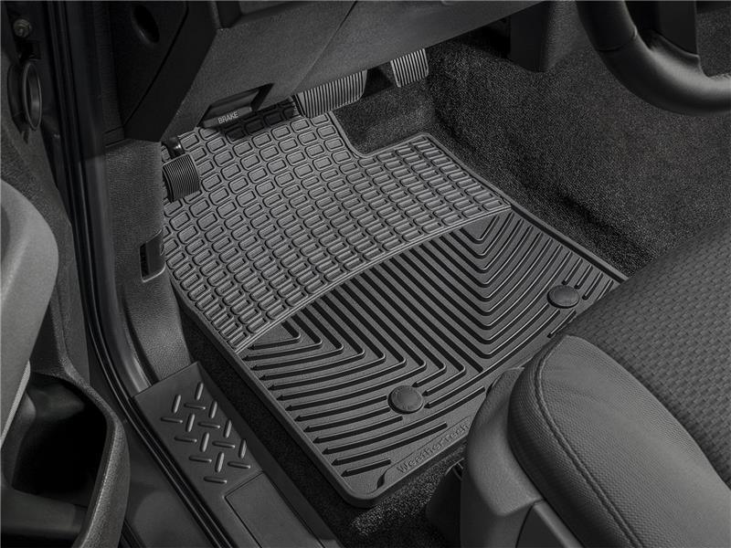 WeatherTech W11 82-93 Chevrolet S10 Pickup Front Rubber Mats - Black