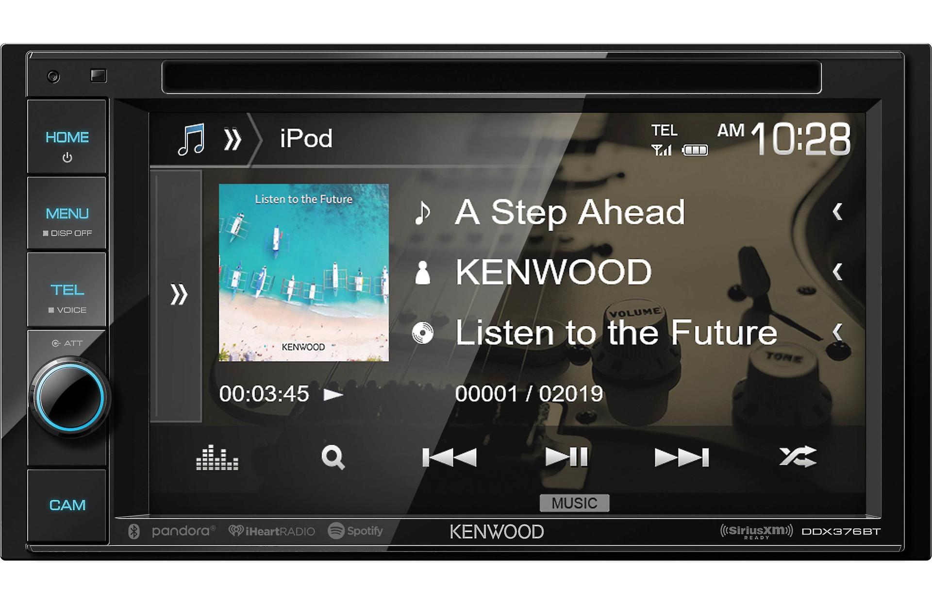 Kenwood DDX376BT 6.2" Multimedia Receiver w/Bluetooth