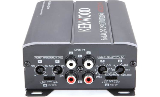 Kenwood KAC-M1814 Compact 4-channel amplifier  45 watts RMS x 4