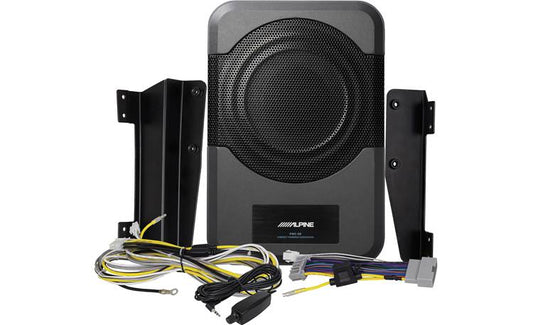 Alpine PWE-S8-WRA '11-Up Jeep Wrangler Compact Powered Subwoofer