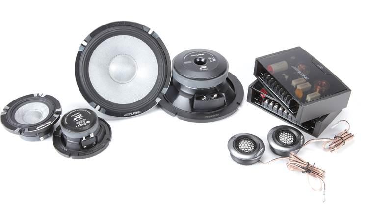 Alpine R2-S653 R Series Hi-Res 6.5" 3-Way Speaker Set Pro Series