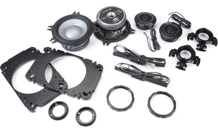 Alpine S2-S40C S2-Series 4" 2-Way Component Speaker System