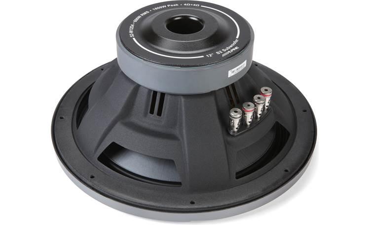 Alpine S2-W12D4 1800W Peak (600W RMS) 12" Type-S Series Dual 4 Ohm Subwoofer