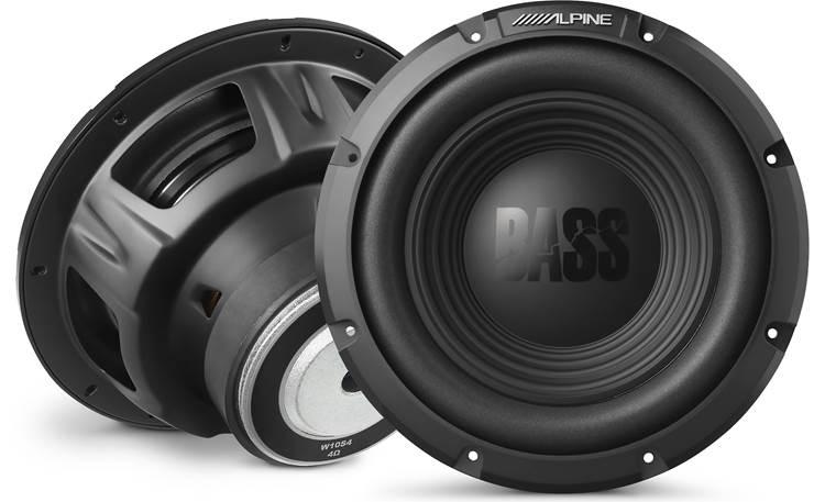 Alpine W10S4 Bass Line Series 10" 4-Ohm Subwoofer