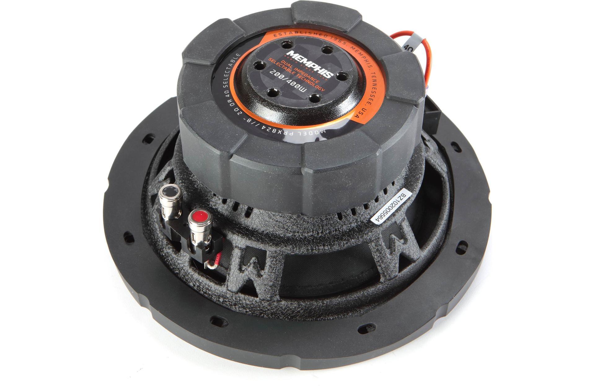 Memphis PRX824 8" 4ohm or 2ohm Selectable Power Reference Subwoofer
