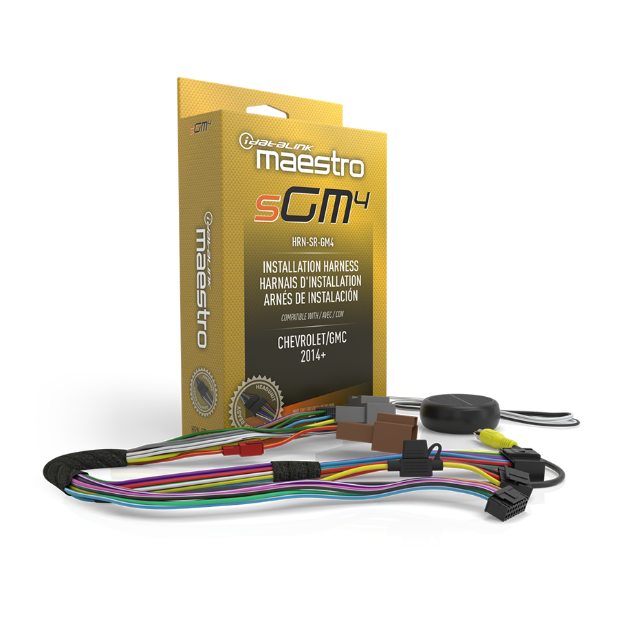 Maestro HRN-SR-GM4 Installation Harness for 2016-Up GM Vehicles