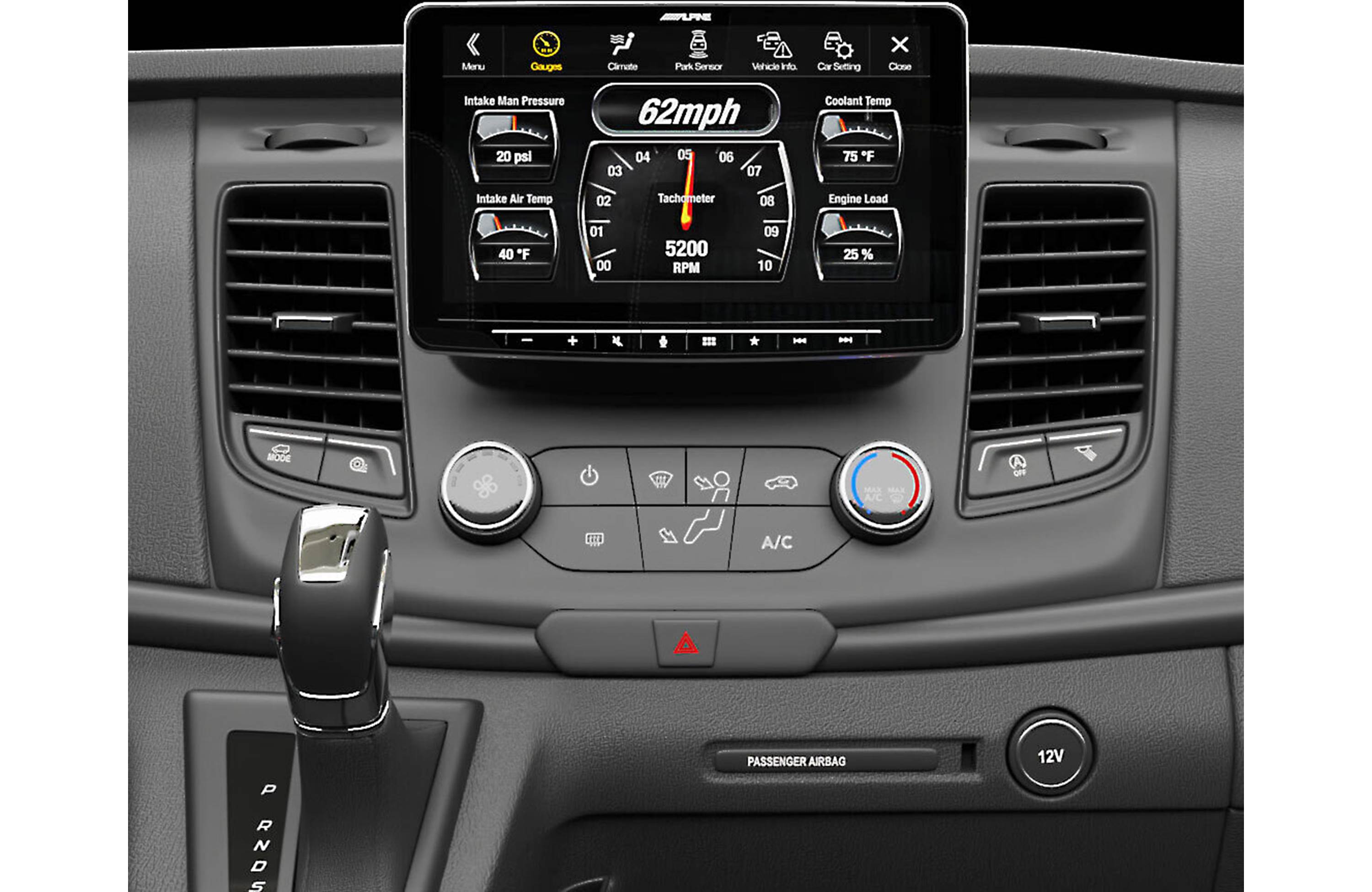 Kit Tra1 iDatalink KIT-TRA1 Dash Kit for 2020-Up Ford Transit | Audio Jam De ...