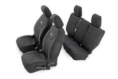 Rough Country 91004 SEAT COVERS FRONT AND REAR | 4-DOOR | JEEP WRANGLER JK 4WD (2013-2018)