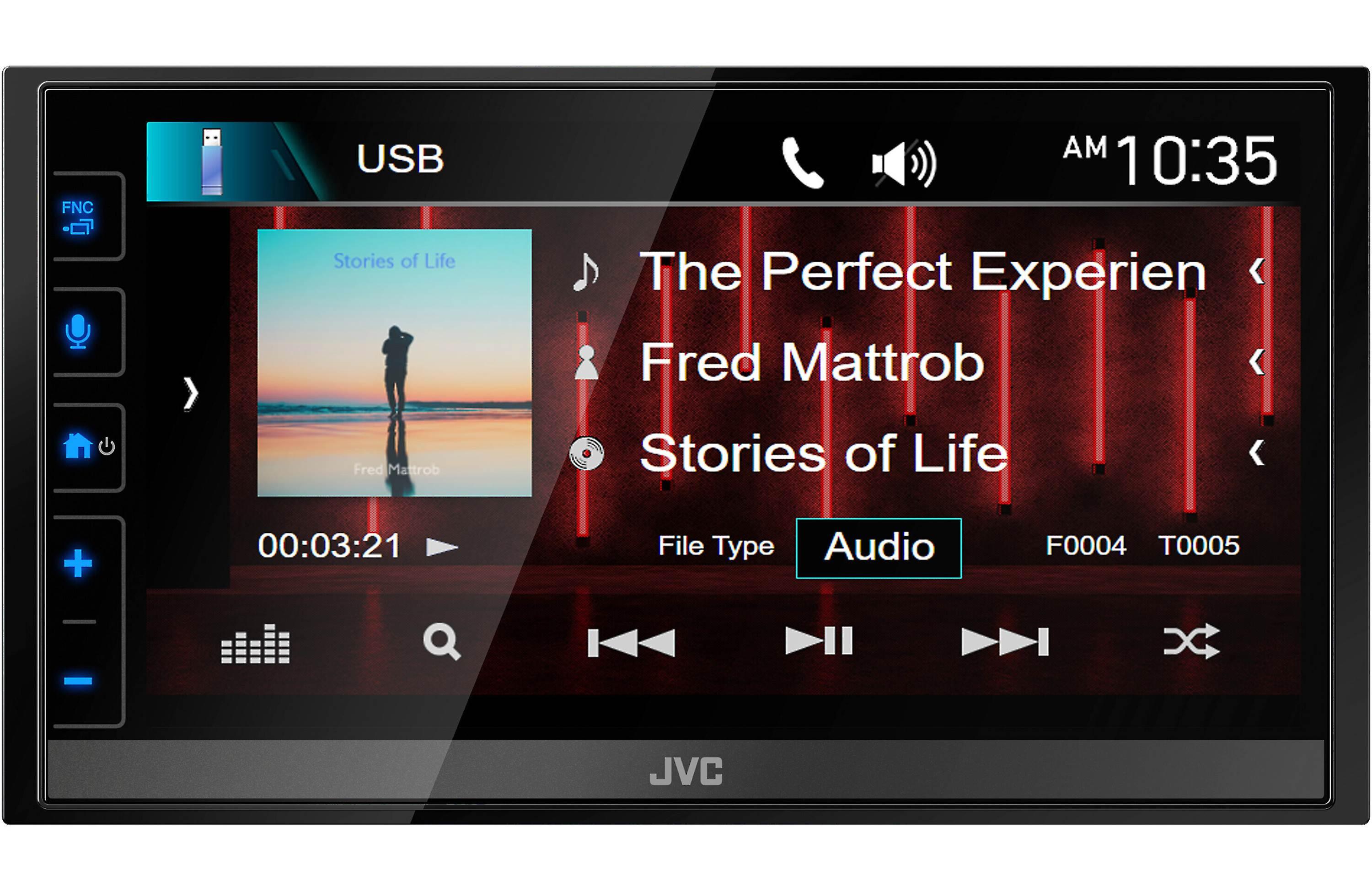 jvc KW-M780BT android auto carplay for car