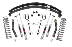 Rough Country 633N2 Lift Kit RR Springs for Jeep Cherokee XJ 84–01