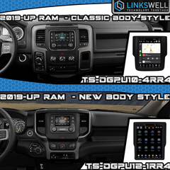 linkswell ts-dgpu10 gen 6 t style radio dodge ram 2013-2018