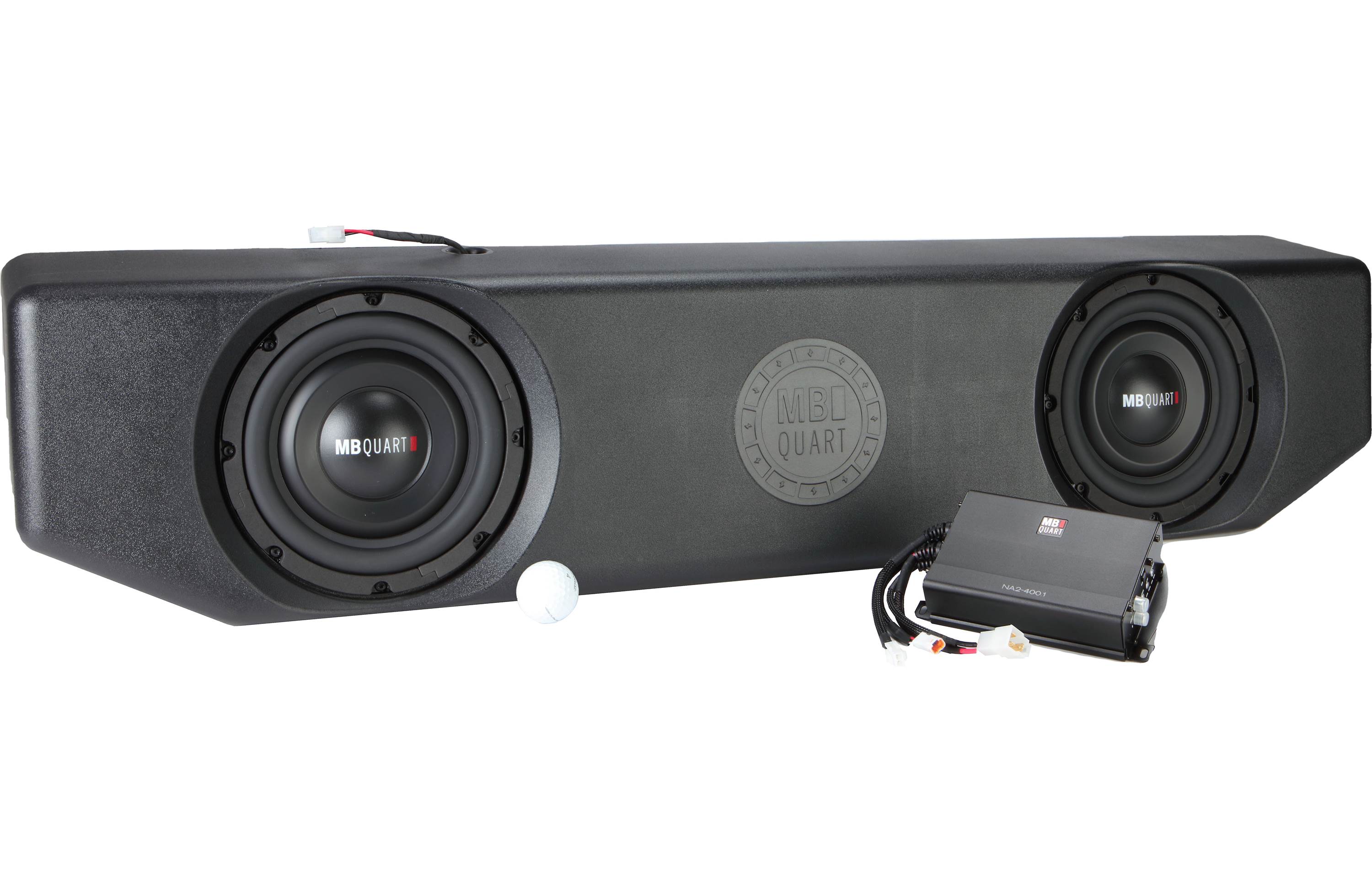 mb quart mbqjt-suba-1 under seat subwoofer jeep gladiator