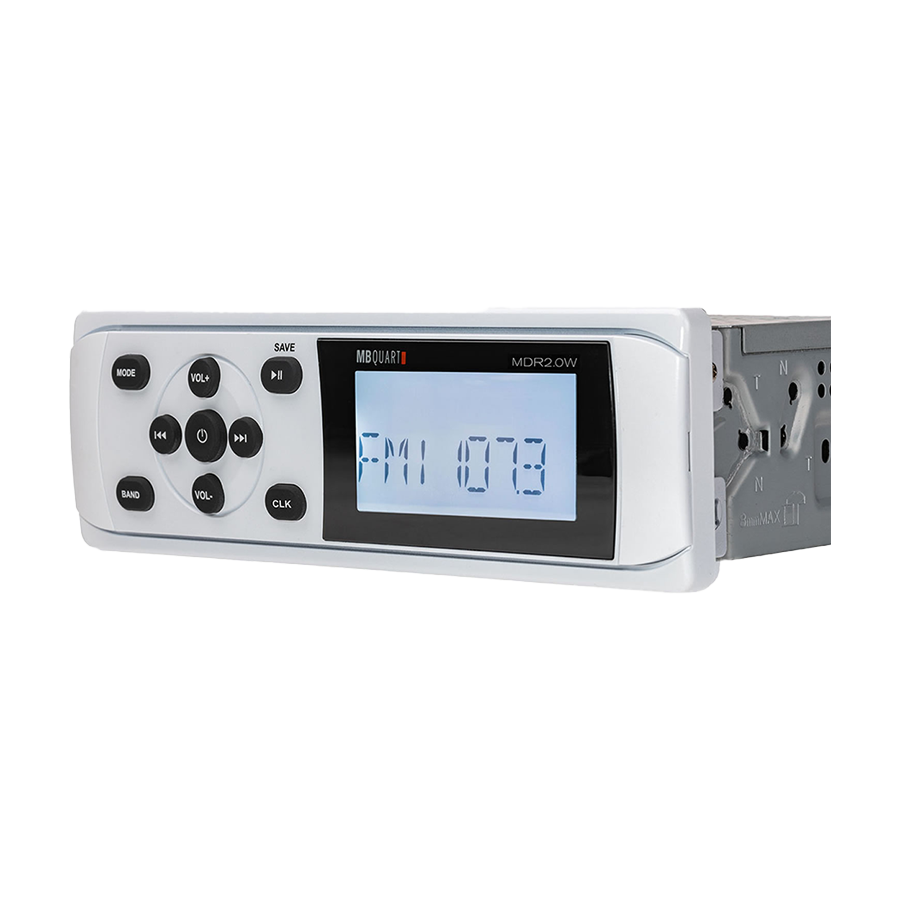 mdr2 0w multimedia receiver bluetooth BEAR DE