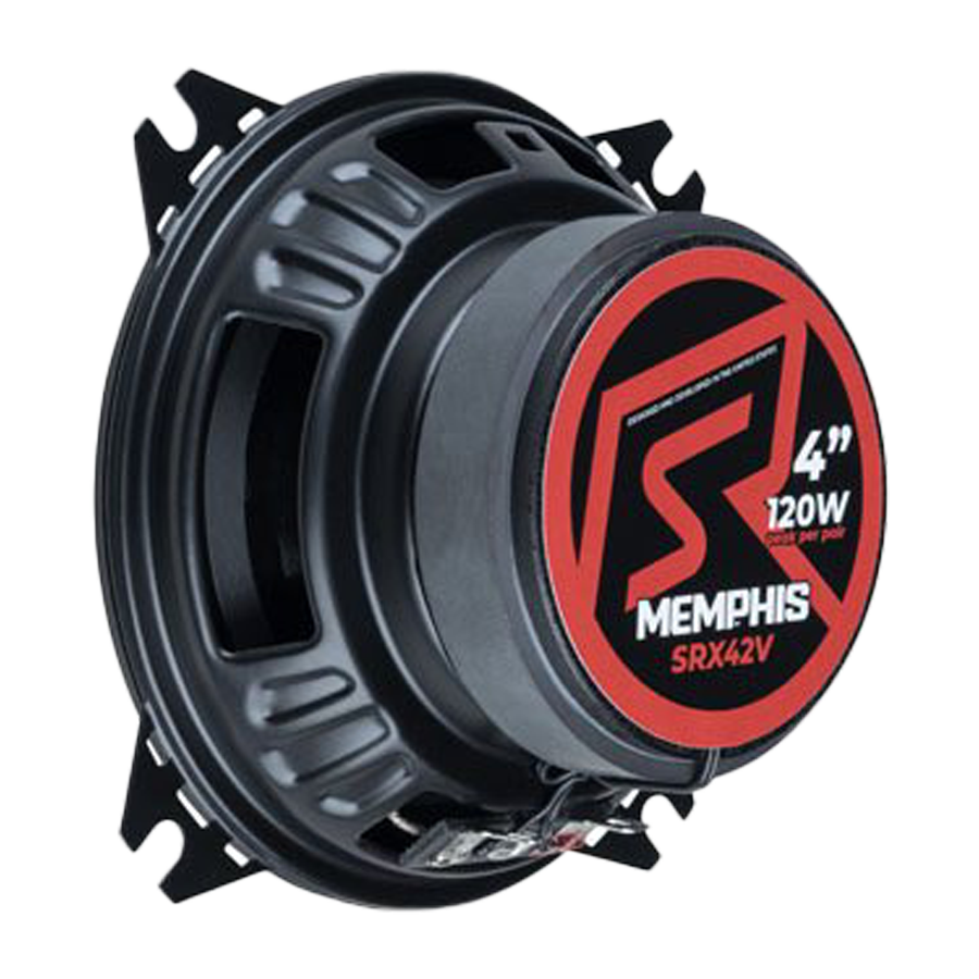 memphis srx42v 4 2 way speakers bear de