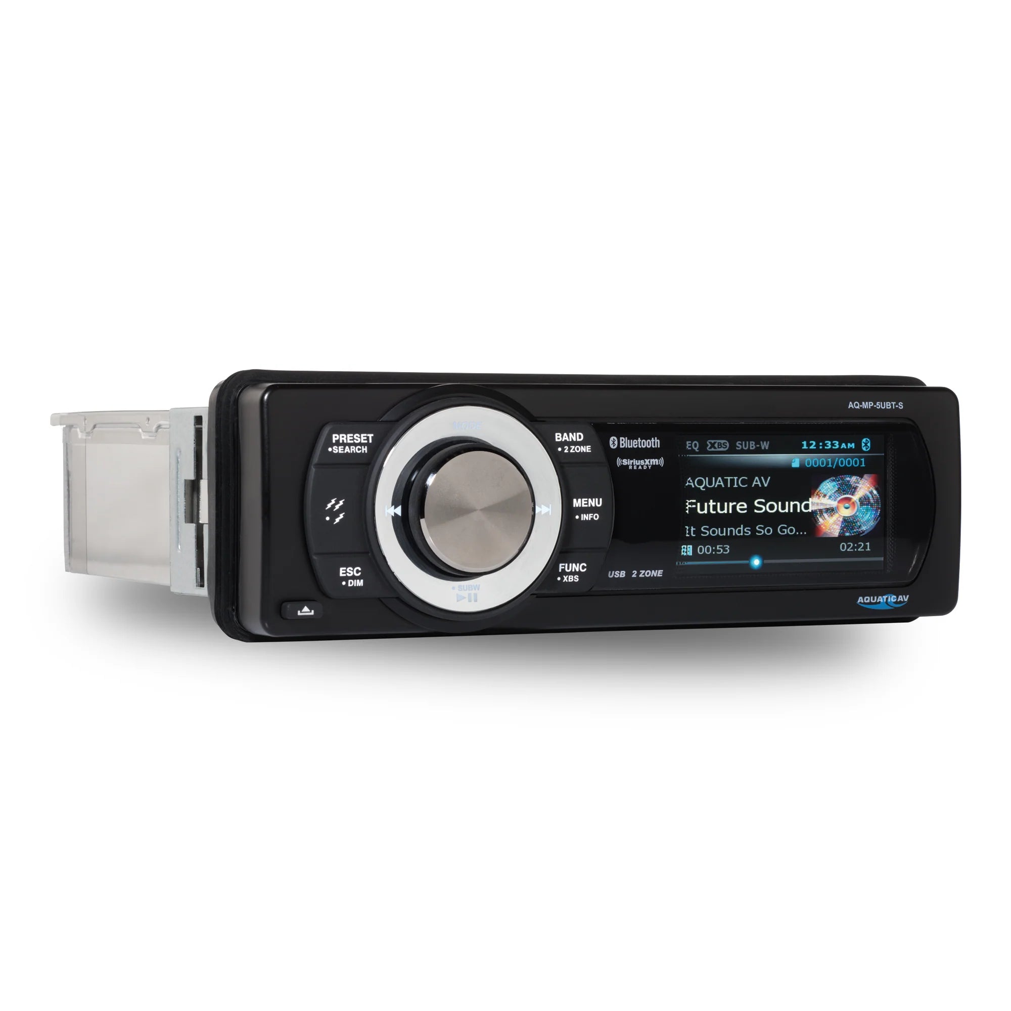 mp5 marine waterproof receiver for utv