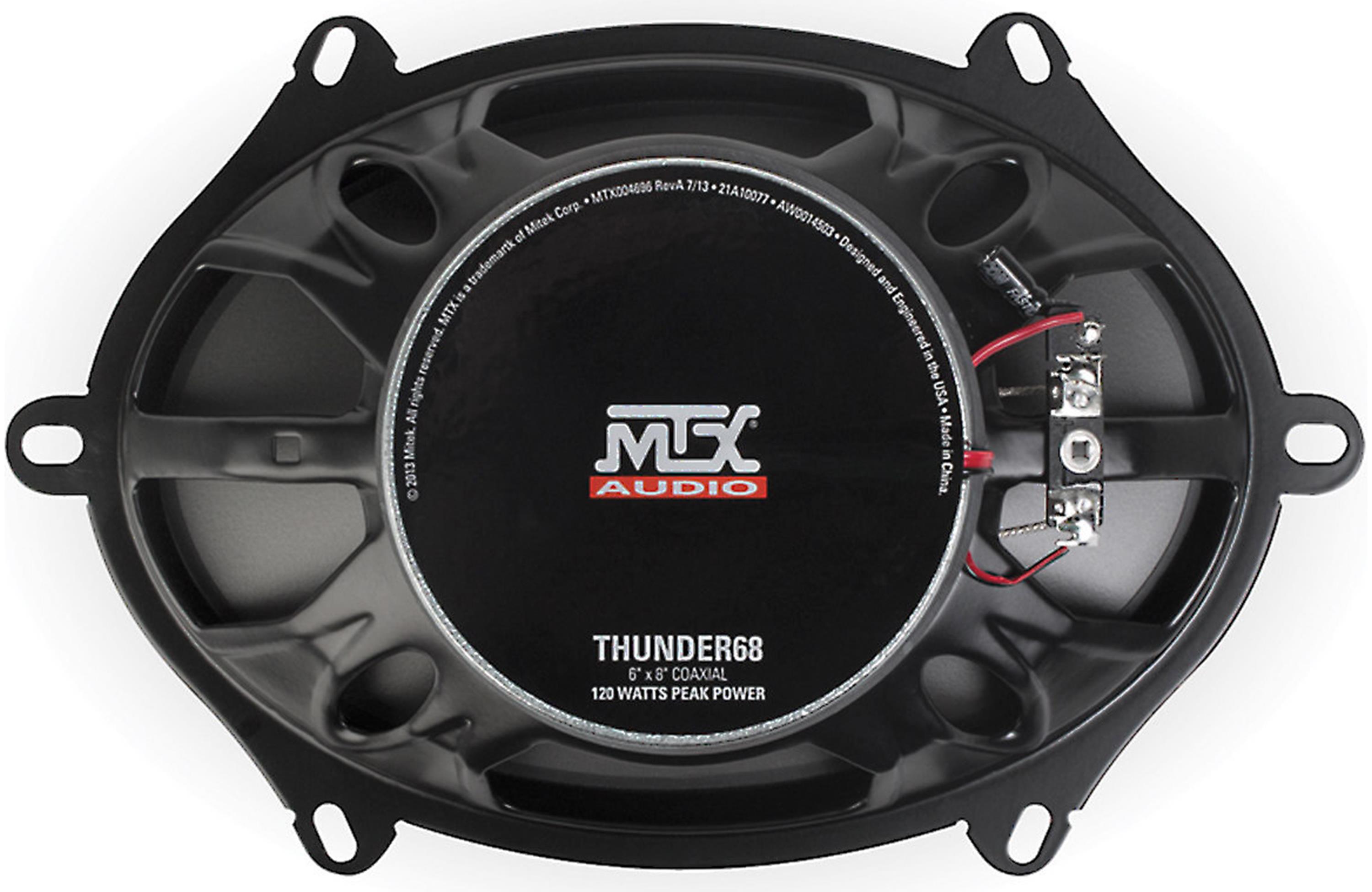 MTX THUNDER68 6"x8" 2-Way Car Speaker – Crisp, Powerful Sound